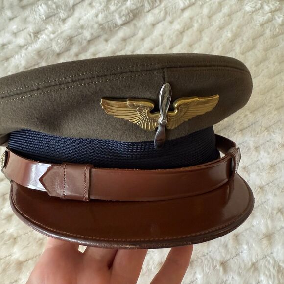WWII US Army Military Army Air Corps Cadet Hat - Picture 2 of 12